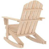 vidaXL Adirondack-Schaukelstuhl 28,5 x 85,5 x 92 cm beige 1 St.