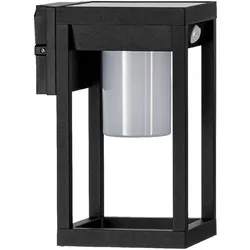 EGLO LED Solar Wandlampe außen Martano Außenleuchte Bewegungsmelder Lampe Schwarz