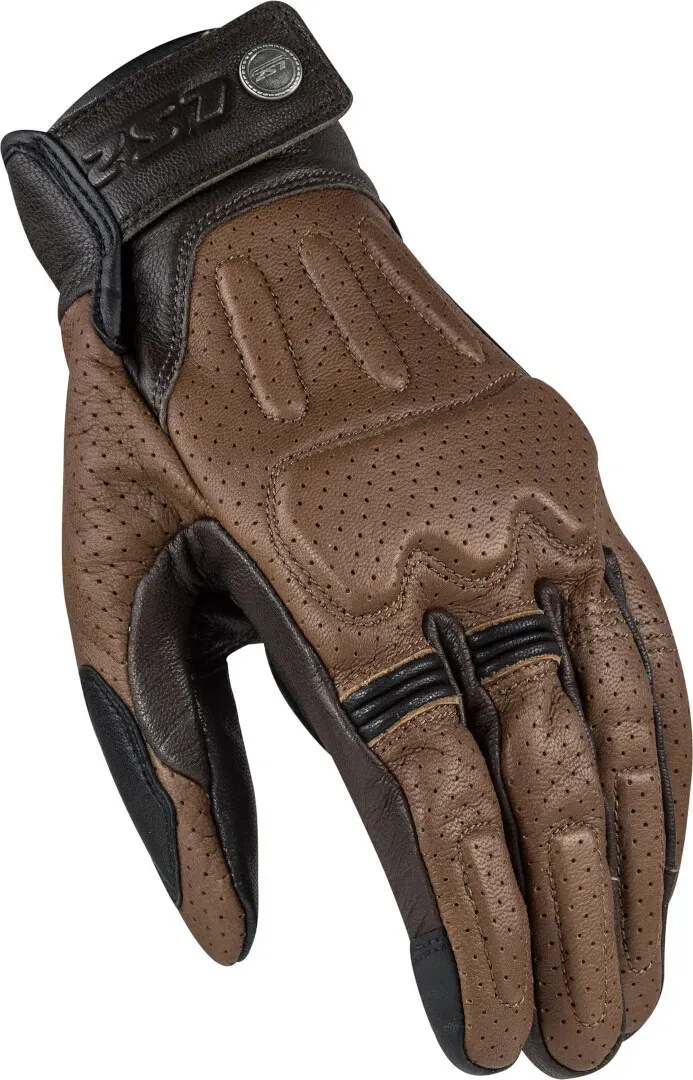 LS2 Rust perforierte Motorrad Handschuhe
