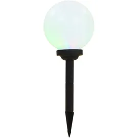 vidaXL Solarleuchte Kunststoff 20 cm 3 Stück weiß