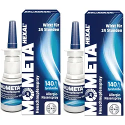 MometaHEXAL? Sprüh Deinen Heuschnupfen weg! Wirkstarkes Allergie-Nasenspray Doppelpack 2X18 g Nasenspray
