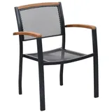 Merxx Tilos Gartensessel 61 x 80 x 110 cm grau 2 St.