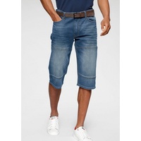 H.I.S Jeansbermudas HANTZ (Set, 2-tlg., mit abnehmbarem Gürtel) Ökologische, wassersparende Produktion durch Ozon Wash blau 33