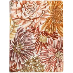 Rhodia Kollektion Orange Botanik, Spiralheft A5, 60 Blatt liniert, elfenbein 90g - Blumenstrauß 120032C