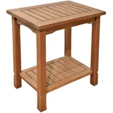 Garden Pleasure Gartentisch 50 x 50 x 35 cm Braun