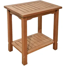 Garden Pleasure Gartentisch 50 x 50 x 35 cm Braun