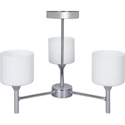Activejet Klassische Kronleuchter Pendel-Deckenleuchte MIRA chrom triple 3xE27 f