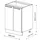 Vicco Midischrank Fame-Line Anthrazit Hochglanz/Weiß 60 x 82 cm ohne Arbeitsplatte,