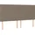 vidaXL Boxspringbett 180 x 200 cm Taupe