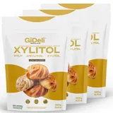 Xylit Birkenzucker 3kg Zuckerersatz Vegan Zahnfreundlich Kalorienarm GiDeli