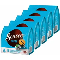 SENSEO KAFFEEPADS Entkoffeiniert, Intensiv & Ausgewogen, neues Design, 5x16 PADS