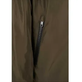 URBAN CLASSICS 2-Tone Tech Windrunner Black/Darkolive 158/164