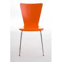 CLP 16 x Stapelstuhl Aaron Mit Holzsitz Und Metallgestell