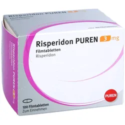 Risperidon Puren 3 mg Filmtabletten 100 St