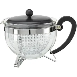 Bodum Teekanne  Chambord , transparent/klar , Glas,Edelstahl,Kunststoff