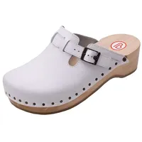 Berkemann Unisex Riemen-Toeffler Clogs, Weiß (weiß 100), 43 1/3 EU