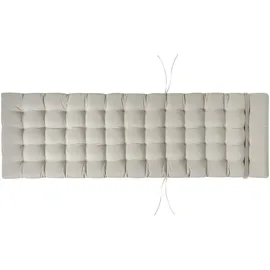 Beliani Auflage 192 x 56 x 5 cm taupe 1 St.