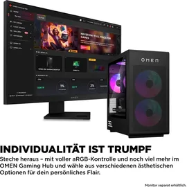 HP OMEN Gaming-PC 35L GT16-1072ng 2023 32 GB RAM 1 TB SSD RTX 5070 Ti Windows 11