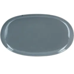 blomus RO Servierplatte 24x35 cm Porzellan sharkskin