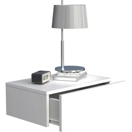 VCM Nachtschrank Usal 45 x 30 x 15 cm Weiß