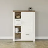 Set One by Musterring Highboard York Dekor Pino-Aurelio / Eiche Artisan