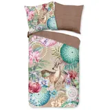 Muller Textil Wendebettwäsche Mandala Mehrfarbig 155 x 220 cm + 80 x 80 cm