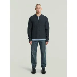 G-Star Polo Collar Half Zip Knit Blau XXL