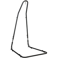 LA SIESTA® - Mediterráneo Anthracite - Pulverbeschichtetes Stahl-Gestell für Hängesessel Basic oder Comfort - Flexibel verstellbar, ideal für den Outdoor-Einsatz