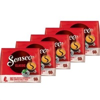 Senseo Kaffeepads Classic, Klassisch, 5er Pack, 80 Stück