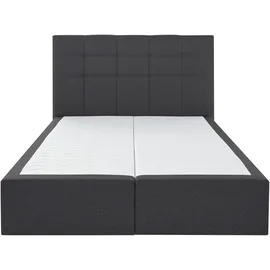 Home Affaire Boxbett HOME AFFAIRE "Ovalo", grau (anthrazit), B:154cm L:210cm, Komplettbetten, Boxspringbett, wahlweise mit Bettkasten, in H2, H3 & H4 erhältilich, Topseller
