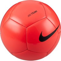 Nike Pitch Team Recreational Soccer Ball Unisex Adult Bright Crimson/Black Größe 3