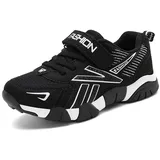 Hixingo Turnschuhe Mädchen Jungen, Sportschuhe Kinder, Atmungsaktiv Sportschuhe Jungen Mädchen, Unisex rutschfest Outdoor Sneakers, Leichte Sportschuhe, Junior Sportschuhe - 38 EU