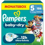 Pampers Baby-Dry Gr. 5 (11-16 kg) 186 St. Paw Patrol Edition