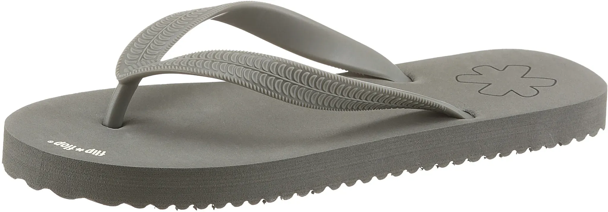 Flip Flop Zehentrenner, Sommerschuh, Poolsildes, frei von tierischen Bestandteilen Flip Flop grau 44