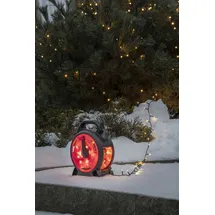 Konstsmide LED-Lichterkette Micro 10 m Kunststoff rot