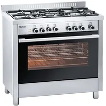 Bartscher Gasherd mit Elektro-Multifunktionsbackofen