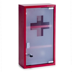 Zeller Present Medizinschrank Medizinschrank zeller Medizinschrank CROSS (BHT 25x45x12 cm) BHT 25x45x12 cm rot rot