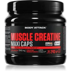 Body Attack Muscle-Creatine Capsules Kapseln zur Unterstützung der sportlichen Leistung 240 KAP