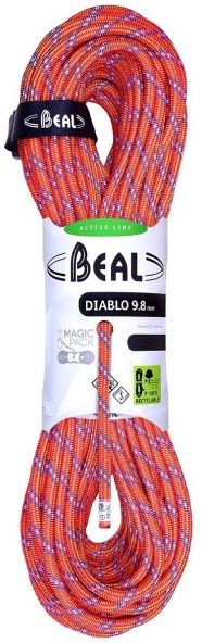 Beal Diablo 9,8 mm UNICORE red 60 m