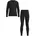 Langarm-basisschicht-set Schwarz 104