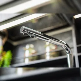 VIZIO 3 Wege Wasserhahn Einhebelmischer Silber