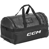 Eishockeytasche mit Rollen CCM  Deluxe Wheel Bag 36" Black Senior - Schwarz