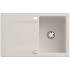Villeroy & Boch Siluet 45 rechts Einbauspüle crema Excenterbetätigung 800 x 510 mm