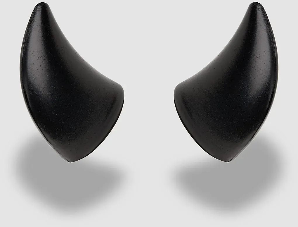 Helmet Flair Softeez: Small Horns Helmet Ear Protektoren Set black Gr. Uni