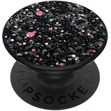 Popsockets POPGRIP PREMIUM SPARKLE BLACK Handyhalterung, Mehrfarbig