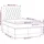 vidaXL Boxspringbett 120 x 200 cm Creme