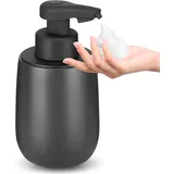 Seifenspender Automatisch Elektrische Seifenspender Sensor Mit Sensor Seifenspender Automatischer Schaum Soap Dispenser Automatic No Touch Schaumspender FüR Bad,KüChe,BüRo Grau