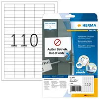 Herma 4210 Universal Etiketten ablösbar, 800 Blatt, 38,1 x