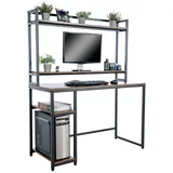 CLP Schreibtisch Billings schwarz/braun