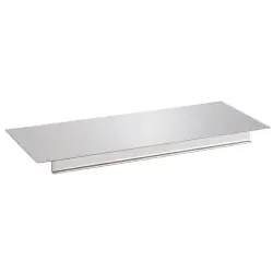 APS Auslagen- / Kuchenplatte, Edelstahl 00047 , Maße (L x B x H): 40 x 16 x 2,5 cm